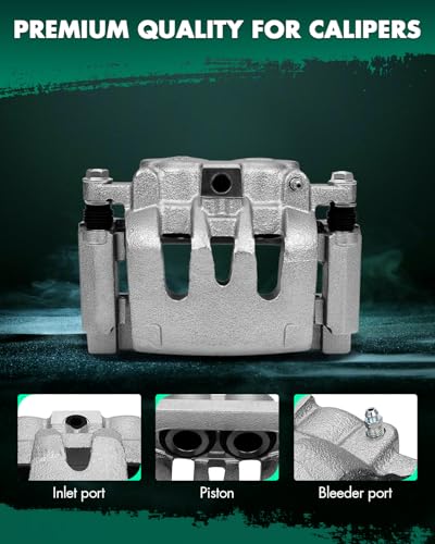 Image of SCITOO Rear Right Brake Caliper With Bracket 18B5076 Compatible For Ford For F-250 Super Duty 2008-2012 For Ford For F-350 Super Duty 2008-2012