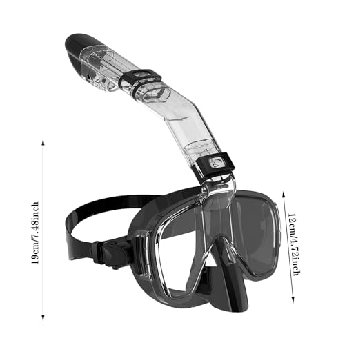 Kit de snorkel negro para disfrutar de la playa en tus vacaciones de verano 4