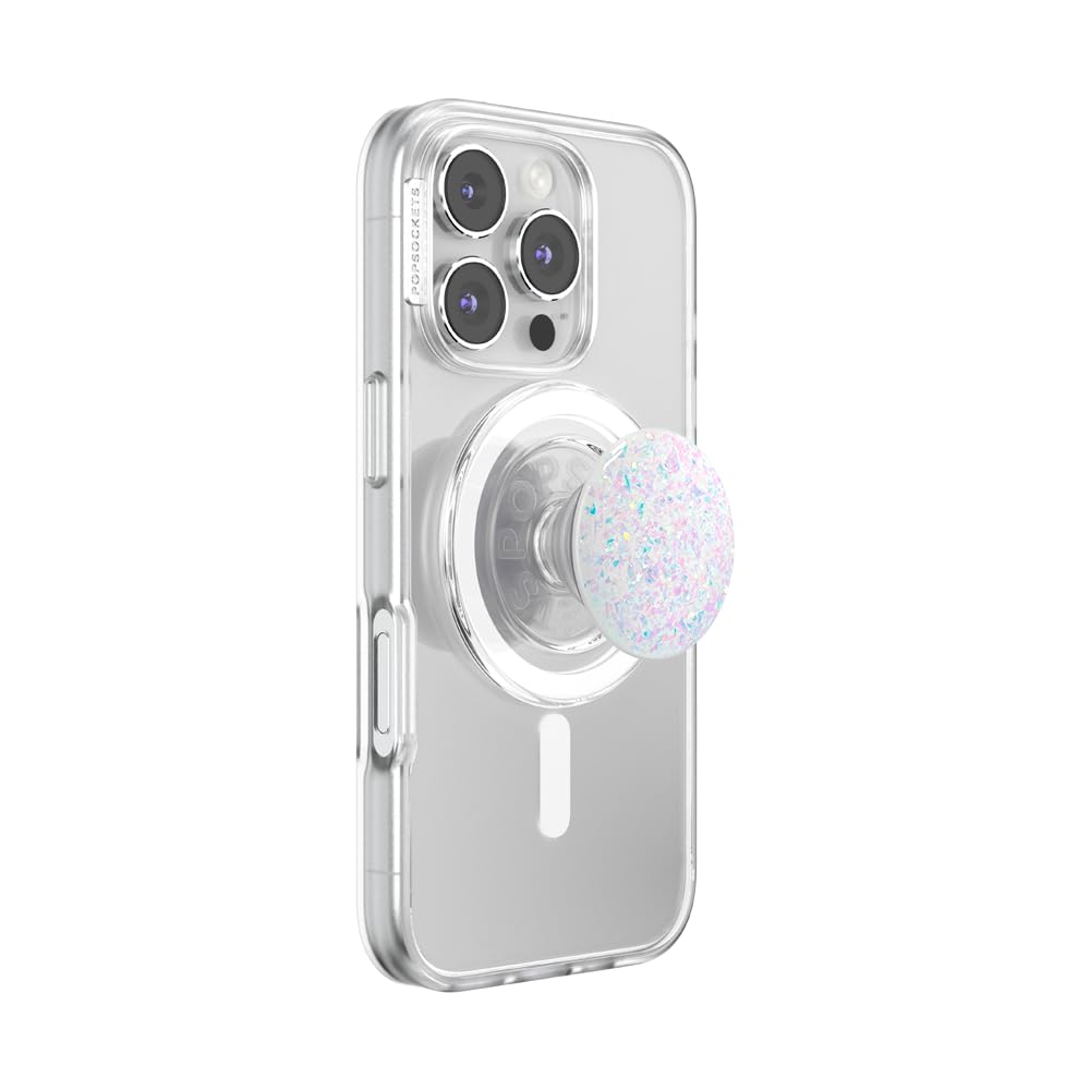 PopSockets Phone Grip for MagSafe, Magnetic Holder- Confetti White