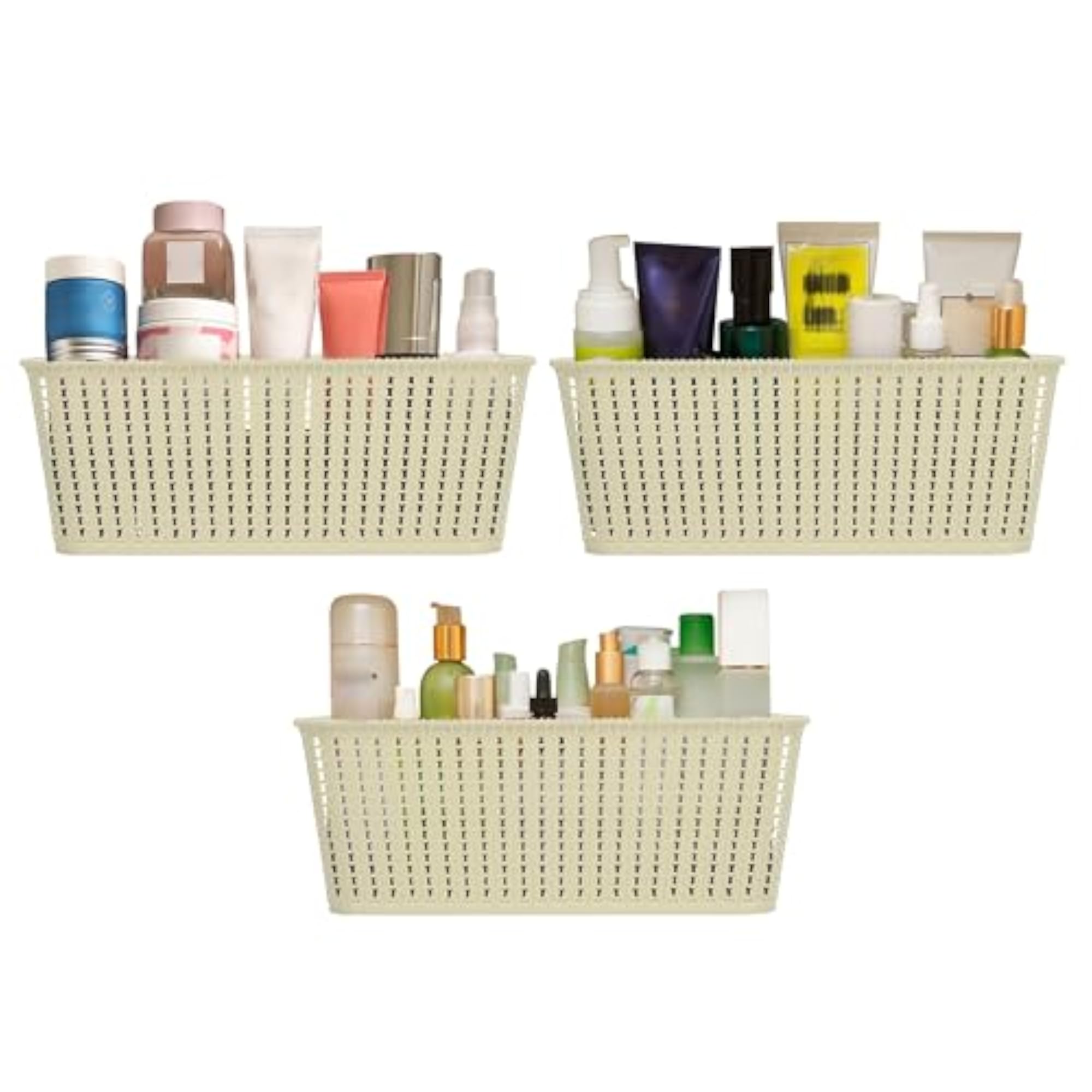 Large Makeup & Beauty Organizer Set of 3