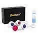 Kegel Balls Exercise Weight for Women Bladder Control & Pelvic Floor Exercises Tightening, PALOQUETH Silicone Ben Wa Balls Pelvic Weights Training Set for Beginners & Advanced Tightening