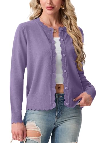GRECERELLE Knit Cardigan Sweaters for Women Lightweight 2026 Fall Outfits