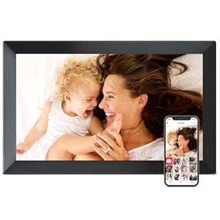 Digital Picture Frame, Frameo 15.6 inch Large Digital Photo Frame WiFi, 1920 * 1080 IPS FHD Touchscreen, 32GB Storage, Instant Share Photo Video, Gift for Mom