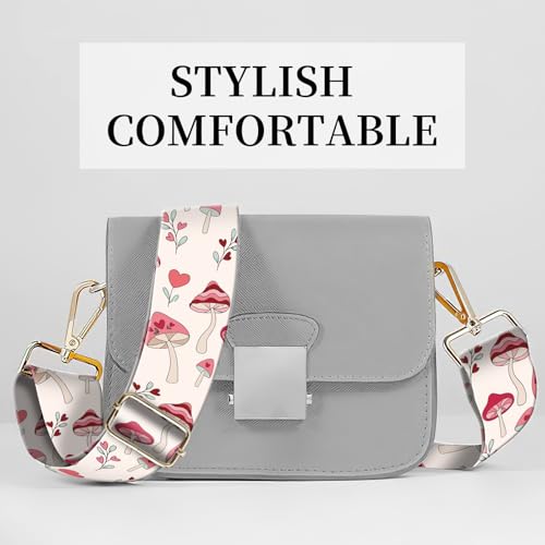 Image of Wide Purse Strap Replacement Crossbody, Funny Shoulder Strap Adjustable, Cute Bag Strap for Women Guitar Purses