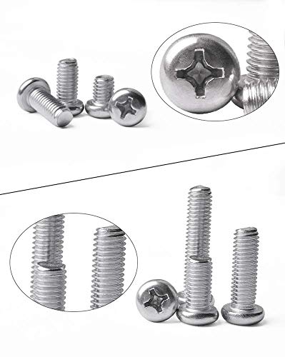 Écrous métriques M2.5 assortiment de vis cruciformes 300 pièces - 6