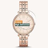Vaxson 3 Unidades Protector de Pantalla, compatible con Fossil Jacqueline WATCH CASE SIZE 36mm [No Vidrio Templado ] Nuevo Película Protectora Film Guard