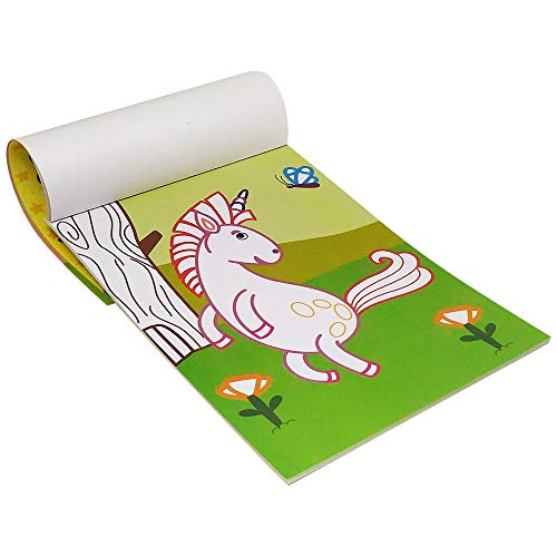 Unicórnios Mágicos - Livro-Pad de Colorir Amarelo