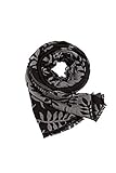 Trendiges Design ESPRIT Accessoires Damen 990EA1Q308 Mode-Schal, 001/BLACK, Einheitsgröße