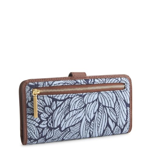 Vera Bradley Cotton Jacquard Tab Wallet, Dahlia Dreams2