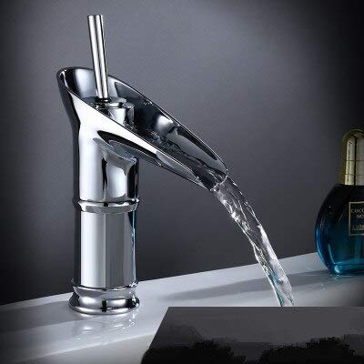 Robinet cascade en laiton antique mélangeur eau chaude et froide élégance rétro