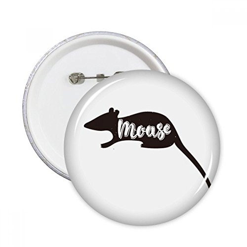 Badge souris rond idée cadeau originale lot de 5 pièces XL pour surprendre vos proches