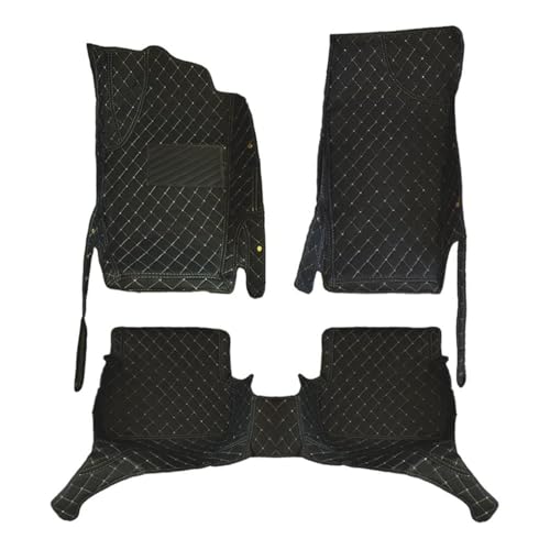 Tapis de sol voiture Skoda Fabia anti-saleté cuir PU NJ