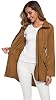 Impermeable largo para mujer Avoogue, con capucha, ligero 8