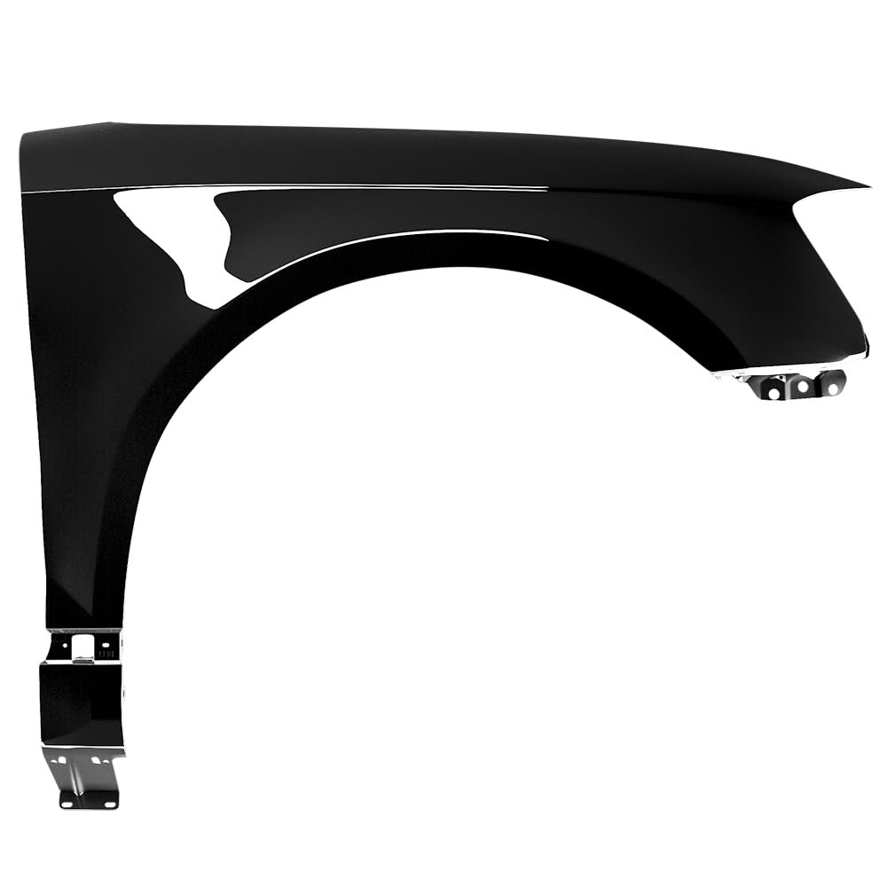 BLU Kotflügel Passend für Audi A3 8P II-generation LIFT LZ9Y Rechts Schwarz | 2008-2012 | Vorderseite Vorne | Lackiert | Einbaufertig