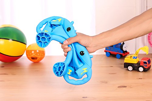 Kids Case For Ipad Mini 5/4/3/2/1 Shockproof Silicone Protective Cover Handle Stand Case Fit Apple New Ipad Mini 5Th Generation 7.9" 2019 [Chinfai Cartoon Robot Series] (Blue) #TOP5