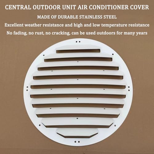 Déflecteur de climatiseur extérieur grille protection sortie air inox - 4