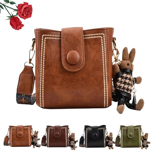 Bootara Bucket Bag With Adjustable Wider Shoulder Strap, 2025 New Bootara Vintage Bucket Bag, Womens Cross Body Bags