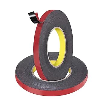 HPX ruban adhésif acrylique double face à forte adhérence 12 mm × 2 m