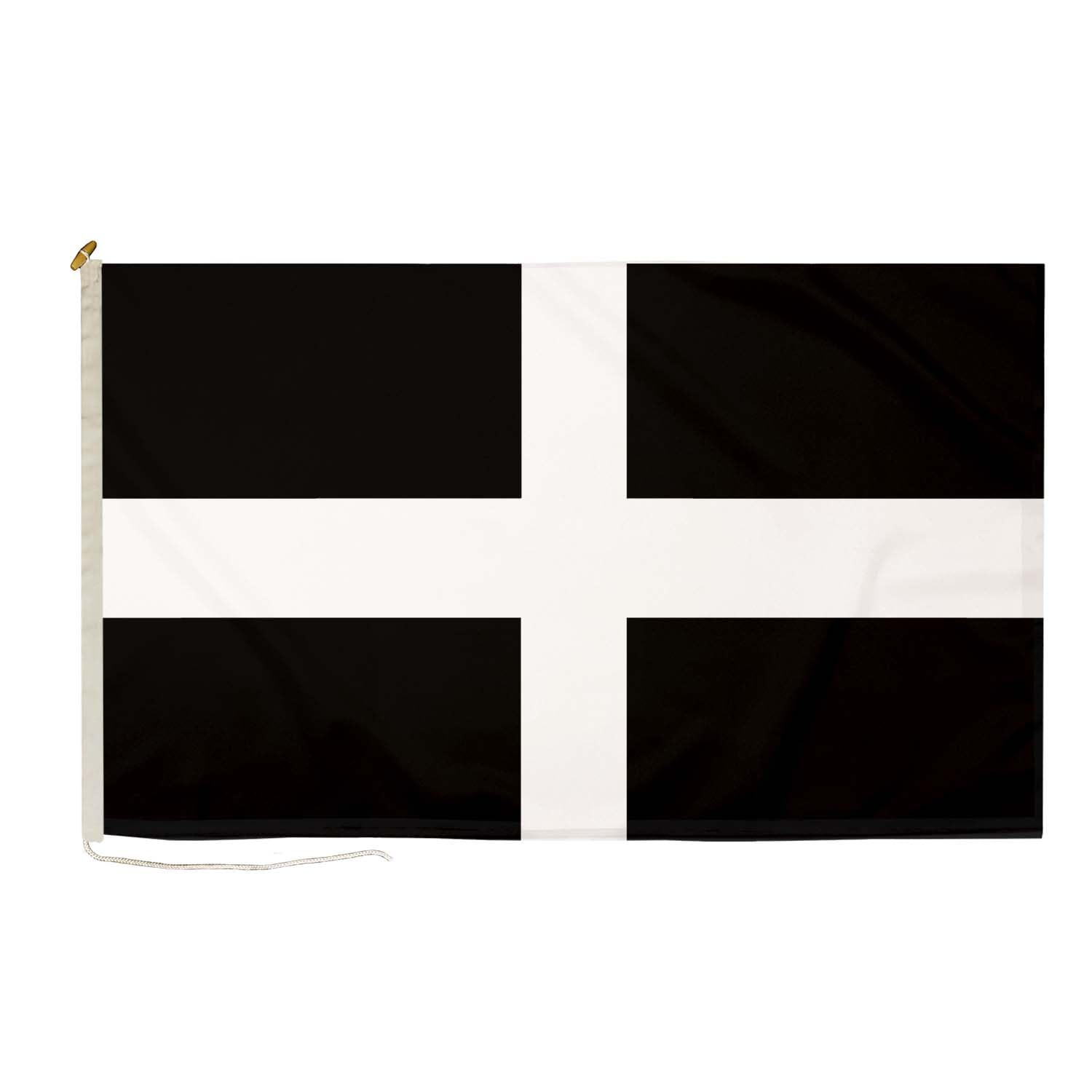 DuraFlag Cornwall Flag Premium Quality Flags With Rope & Toggle Fittings Reinforced Stitching 150gsm Suitable For Flagpoles (20" x 12" (50cm x 30cm)) โ image 1