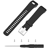 for Garmin Vivosmart HR+ Bands TenYun Replacement Silicone Man/Woman Adjustable Sport Strap Band and...