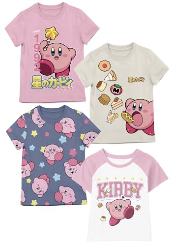 Kirby Youth Girls 4 Pack Tee