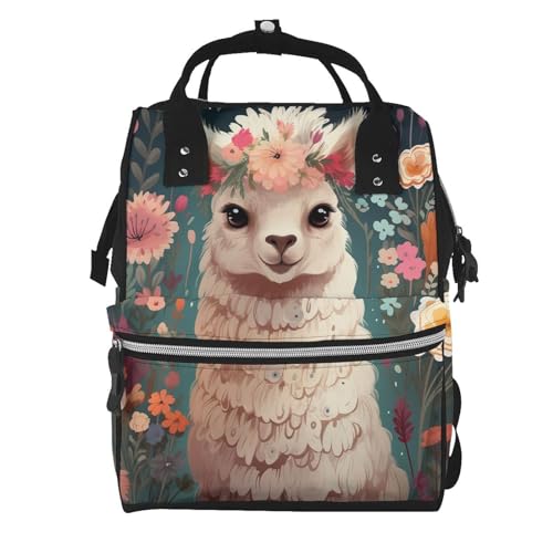 Sac à dos à langer pour femme spacieux contre le stress du change