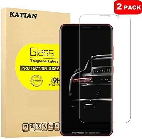 [2 Pack] KATIAN Compatible with Huawei Porsche Design Mate RS Screen Protector, KATIAN HD Clear Protector [Anti-Scratch], 9H Hardness Tempered Glass Film for Huawei Porsche Design Mate RS