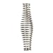Gorgeri BBQ Federgriff, 4,3"/ 5,5" Edelstahlgriff Federn Silber für Grillstellen, Grills, Holzofen, Ofen und Raucher (11 cm)