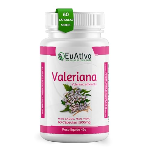Valeriana 01 unidade 500mg (60 Cápsulas) EuAtivo