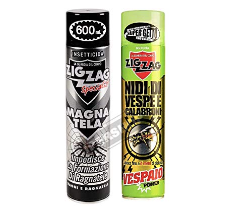 Zig-Zag Specialist - Magna Tela 600 ML - Vespaio Power, Insetticida, Insetticida per Nidi di Vespe e Calabroni 600 ml