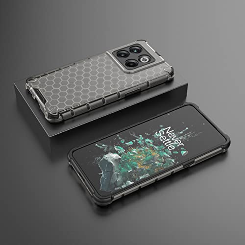 Image of Glasgow Back Case Cover Compatible with [ OnePlus 10T 5G ] (Stylish Design) - Black