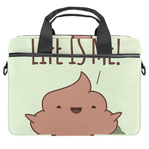 Sacoche ordinateur portable 14.5 pouces contre les rayures Funny Poop