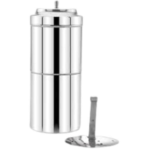 93 Degrees Coffee Roaster Stainless Steel South Indian Coffee Filter/Drip Coffee Maker, Medium Size for Home & Kitchen 150 ml