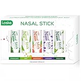 Loske Nasal Stick, Instant Relief and Refreshment, Travel Size, Quick Acting Long Lasting Invigorating Scent, Non Irritating Nasal Inhaler