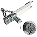 LeTkingok Reciprocating Cycle Linear Actuator, DC 12/24V Gear Adjustable Telescopic Motor DIY Motor with Speed Controller Stroke 3-15CM (DC 24V, 120RPM)