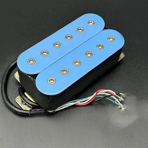 エレキギターピックアップ ギター ハムバッカー 12 調節可能 六角ネジ デュアルコイル 6弦エレキギター用 コイル分割ピックアップ N7.5K/B15K(Bridge D)