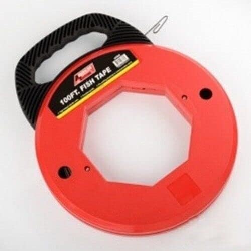 ARC-POWER for 100 Foot Electrical Wire Fish Tape Fishing Pulling Puller Tool Reel