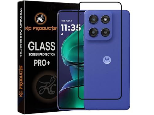 Image of Tempered Glass Screen Protector Compatible For MOTO EDGE 60 STYLUS /Motorola EDGE 60 STYLUS with Easy Self Installation Kit