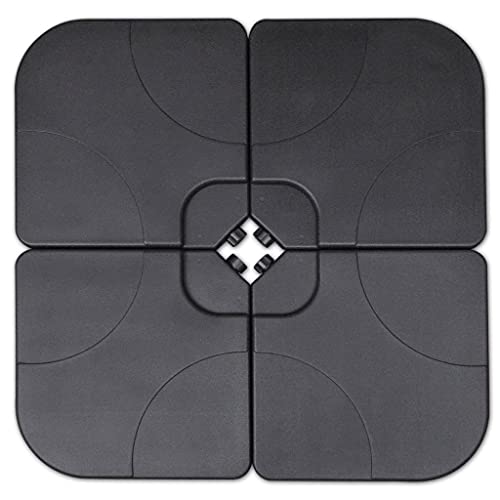 ShGaxin Base de sombrilla portátil, Pie Parasol, Base Parasol, Pie Sombrilla, Relleno de Arena/Agua 60 L