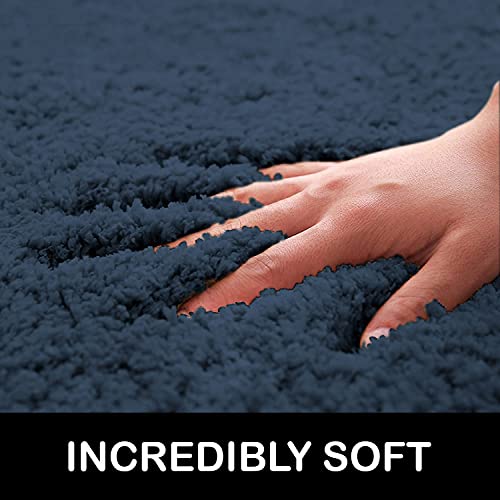 Image of Flooring India Co Newman Carpet 2500 GSM Super Soft Anti Skid Area Rugs for Home Decor, Bedroom (4x6 Feet, Blue)
