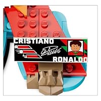 LEGO Editions Cristiano Ronaldo - Fußball-Highlights Spielzeug - 3D Modellbau mit Minifigur zum Sammeln - Kinderzimmer Deko - Geschenk für Jungen, Mädchen ab 10 Jahren und erwachsene Sportfans - 43012 – Ansicht 5
