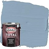 Glidden Total Exterior Paint & Primer All-in-One, Dresden Dream/Blue, Flat, 1 Gallon