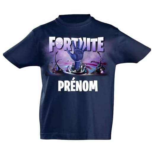 T-Shirt personnalisé pour Enfants Imprimez Votre nom sur Le t-Shirt T-Shirt Fortnite avec nom personnalisé T-Shirts de Jeu personnalisés pour garçons
