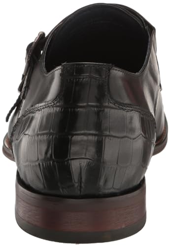 STACY ADAMS Men's Pierson Cap Toe Double Monk Strap Loafer3