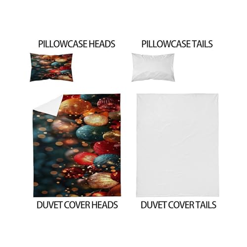 Housse de couette gothique microfibre couvre-lit zippé 135x200 - 5