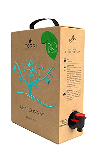 Vino bianco Bag in Box Chardonnay Biologico 3 Litri