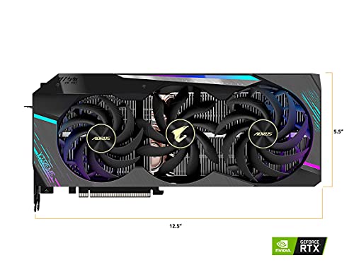 Image of GIGABYTE AORUS GeForce RTX 3090 Xtreme 24G Graphics Card, Max Covered Cooling, 24GB 384-bit GDDR6X, GV-N3090AORUS X-24GD Video Card (Renewed)