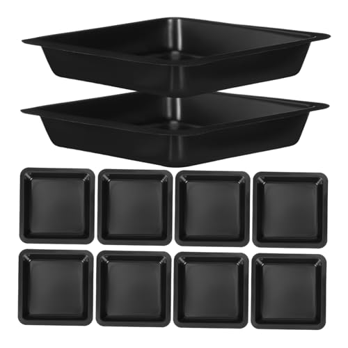 FELTECHELECTR 10pcs Laboratory Weighing Boats - Multi-Shaped Plastic Dishes - Lab Weigh Boats for Accurate Weighing Scientific Research and Industrial Use