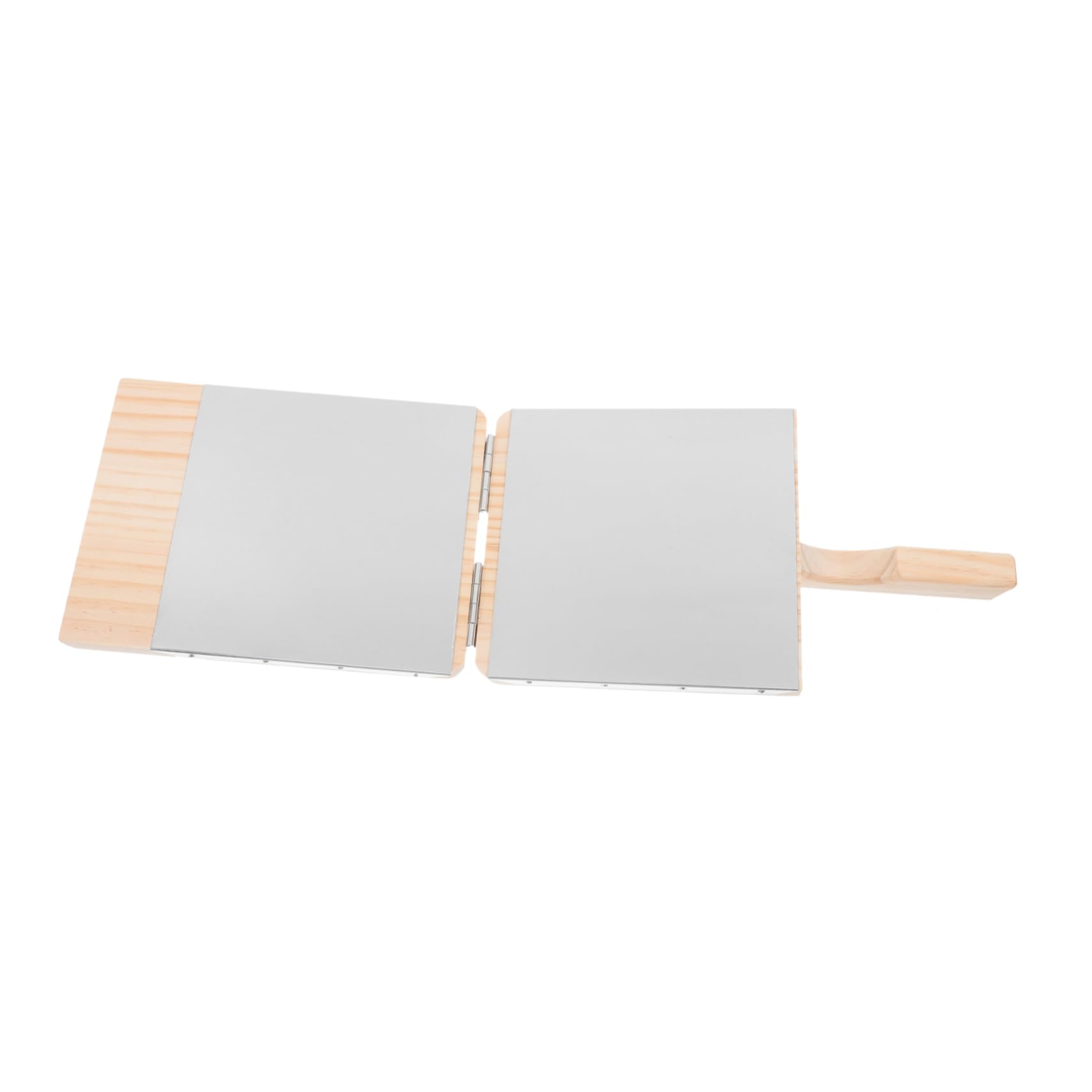 STOBAZA Stampo per Ravioli Utensile Manuale in Legno e Acciaio Inossidabile per Pressare la Pasta Adatto per Preparare Gnocchetti e Sfoglia Fatta in Casa