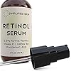 Retinol-Serum-25-for-Face-Eyes-2-oz-with-Vitamin-A-E-Hyaluronic-Acid-Green-Tea-for-Anti-Aging-Fine-Lines-Wrinkles-Best-Brightening-Facial-Serum-for-Day-Night-use-by-Simplified-Skin Retinol Serum for Face & Eyes with Vitamin E, A, Hyaluronic Acid & Green Tea for Anti-Aging, Fine Lines & Wrinkles - 2.5% Retinol Facial Serum for Day & Night - 2 Oz